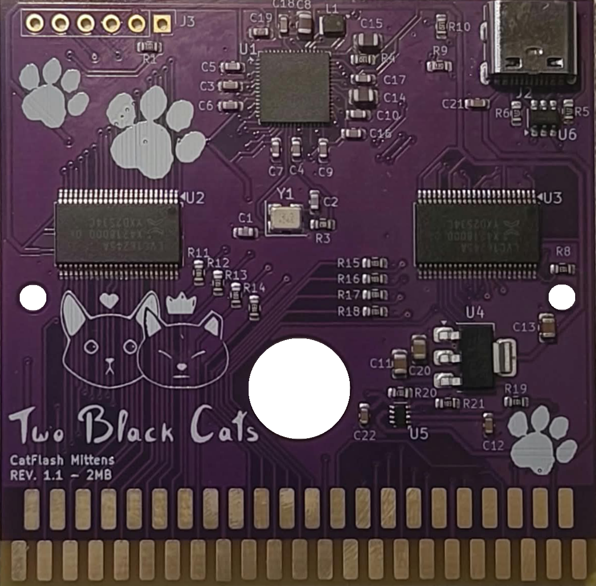 CatFlash Mittens (Cartucho Flash 4Mbit GameGear )