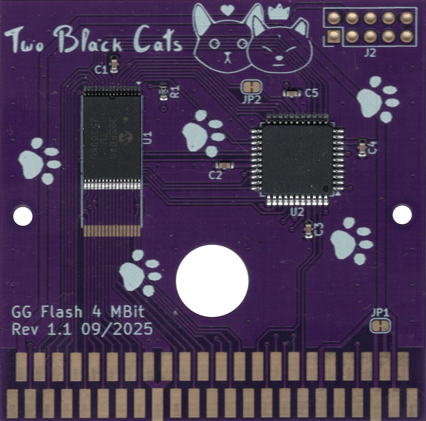 CatFlash Mittens (4Mbit GameGear Flash Cartridge)